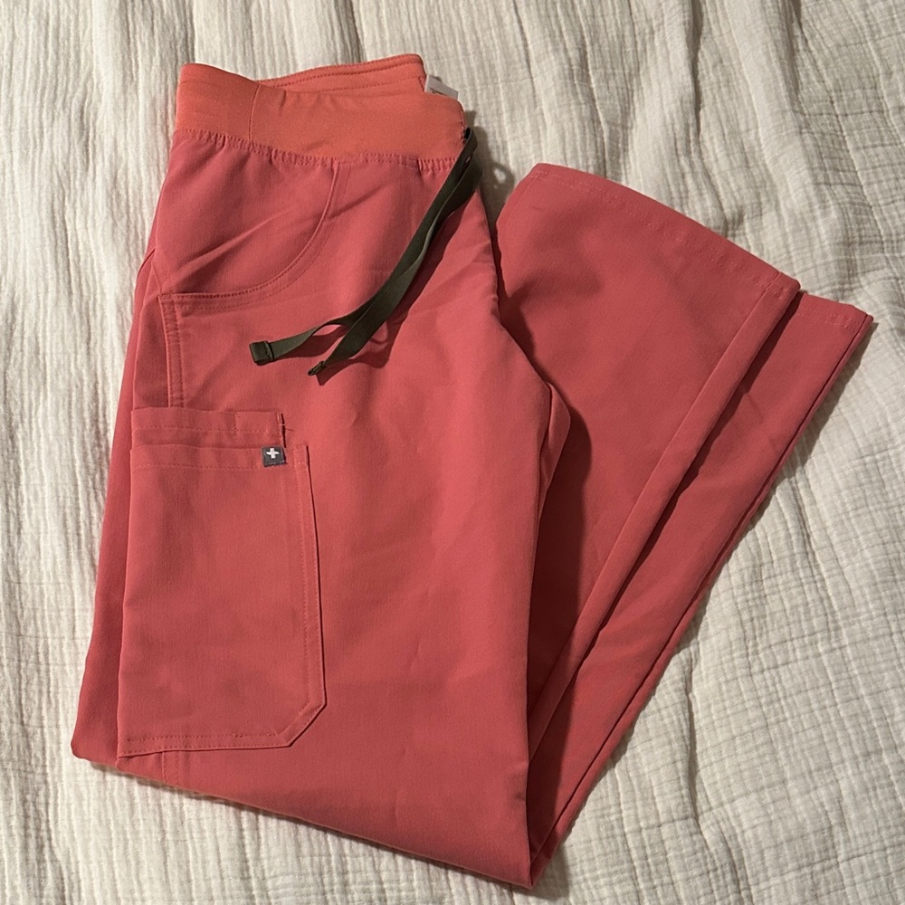 Beat It Pink Figs Scrub Pants